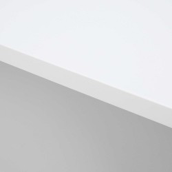 Plaid motif triangles en tissu blanc 130 x 170 cm ZOE